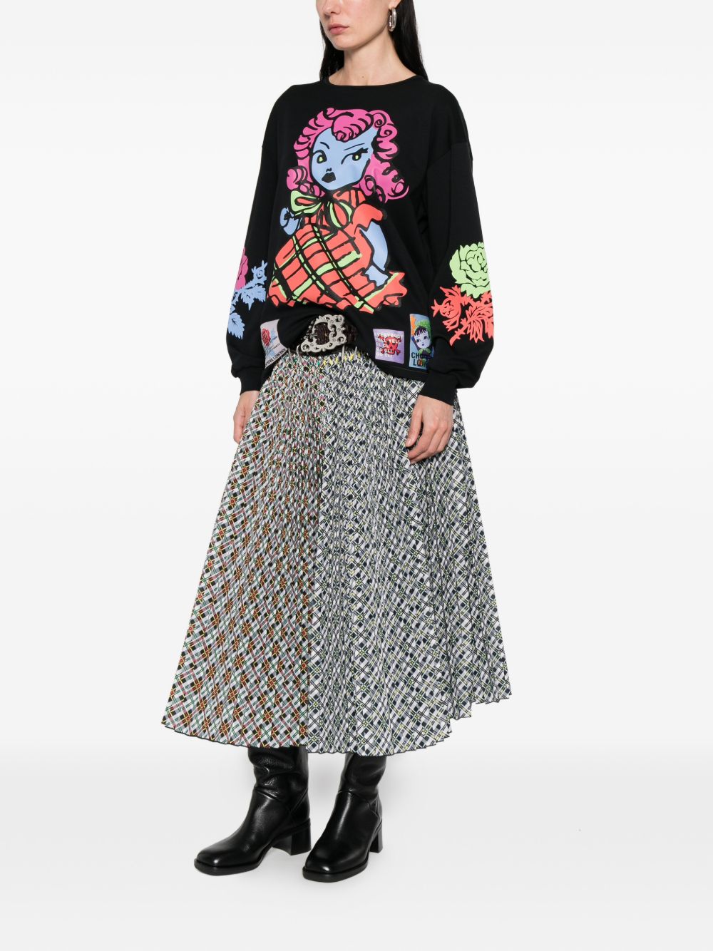 Gonna maxi raider multicolore Chopova Lowena - donna 