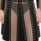 Gonna mini Titan in nero Chopova Lowena - donna 