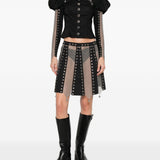Gonna mini Titan in nero Chopova Lowena - donna 