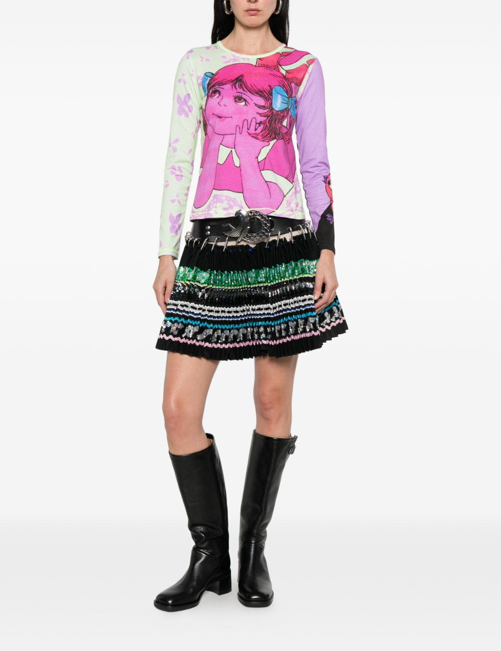Gonna mini starbites multicolore Chopova Lowena - donna 