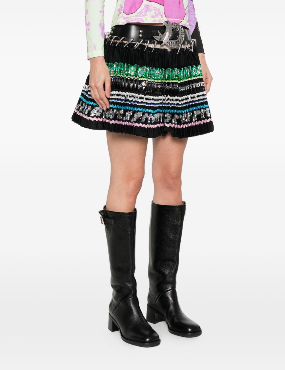 Gonna mini starbites multicolore Chopova Lowena - donna 