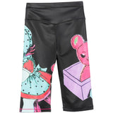 Oh no pantaloncini da ciclismo stampati in nero Chopova lowena - donna 
