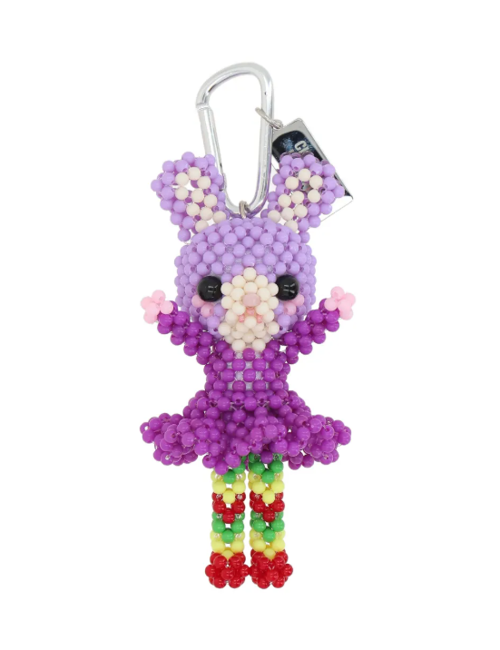 Portachiavi con perline coniglio Sad Jerboa in multicolore Chopova lowena - donna 