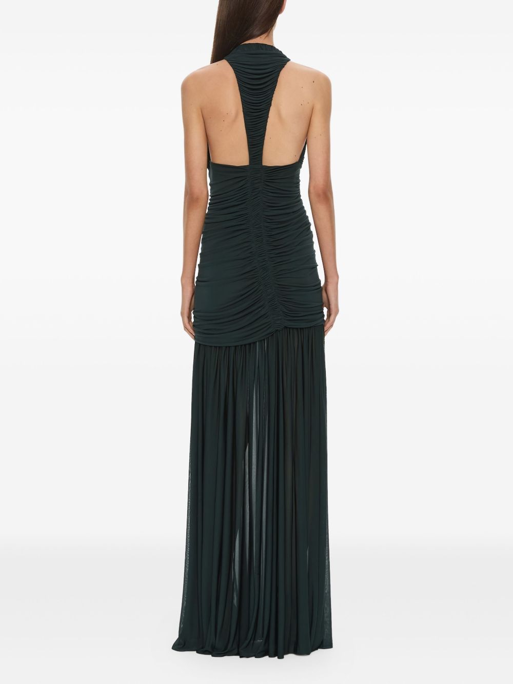 Abito orion con ruches in nero Christopher esber - donna 