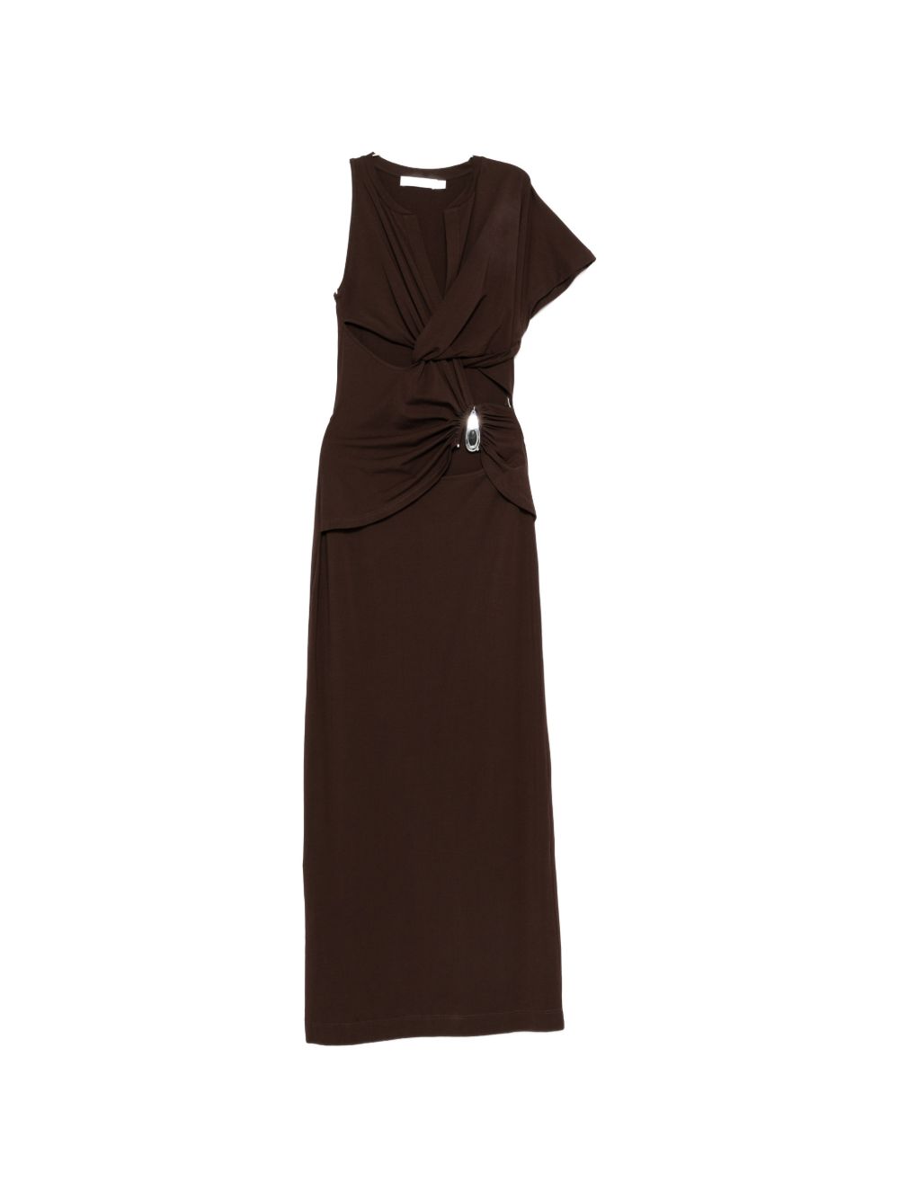 Abito con pendente in marrone Christopher Esber - donna 