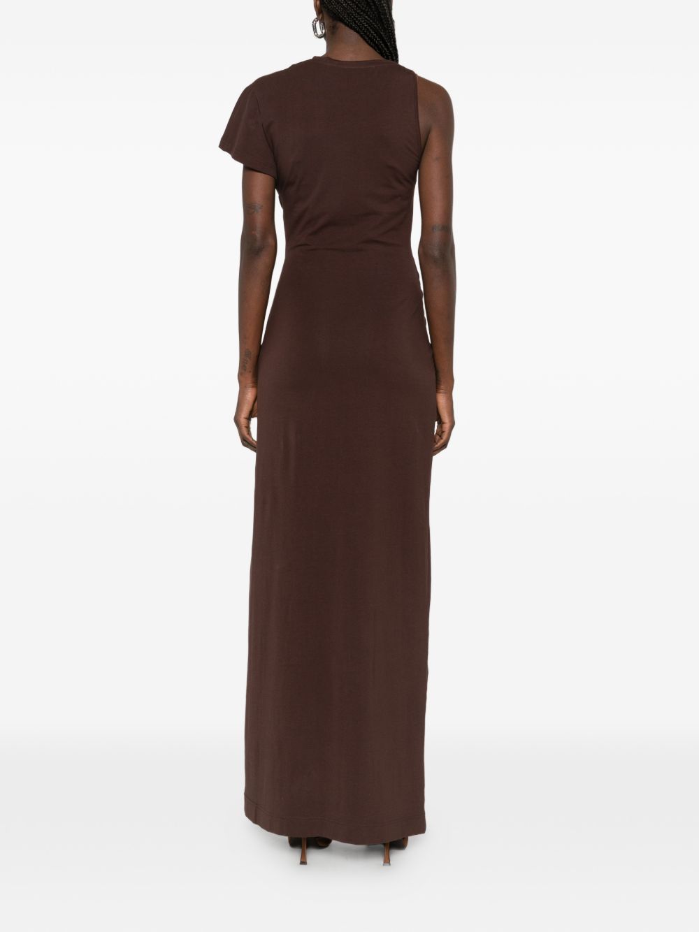 Abito con pendente in marrone Christopher Esber - donna 