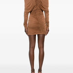 Abito mini a maniche lunghe orion in beige Christopher esber - donna 