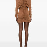 Abito mini a maniche lunghe orion in beige Christopher esber - donna 