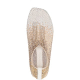 Ballerine con cristalli minette in beige Christopher esber - donna 