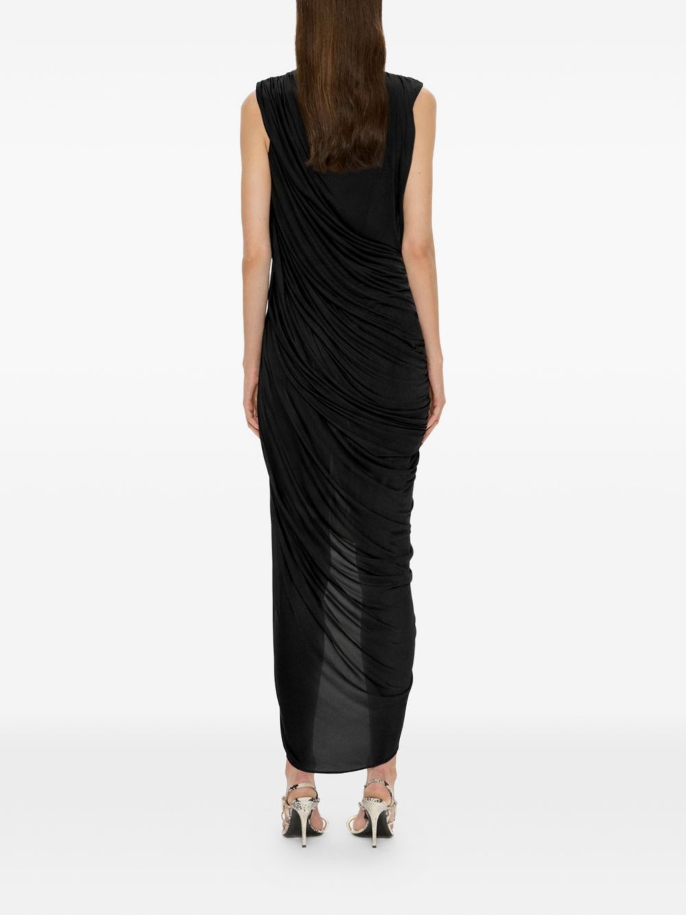 Abito asimmetrico in nero Christopher esber - donna 