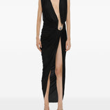 Abito asimmetrico in nero Christopher esber - donna 