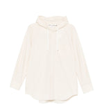 Camicia con cappuccio in avorio Comme des garcons - donna 