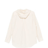 Camicia con cappuccio in avorio Comme des garcons - donna 
