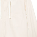 Camicia con cappuccio in avorio Comme des garcons - donna 