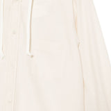 Camicia con cappuccio in avorio Comme des garcons - donna 