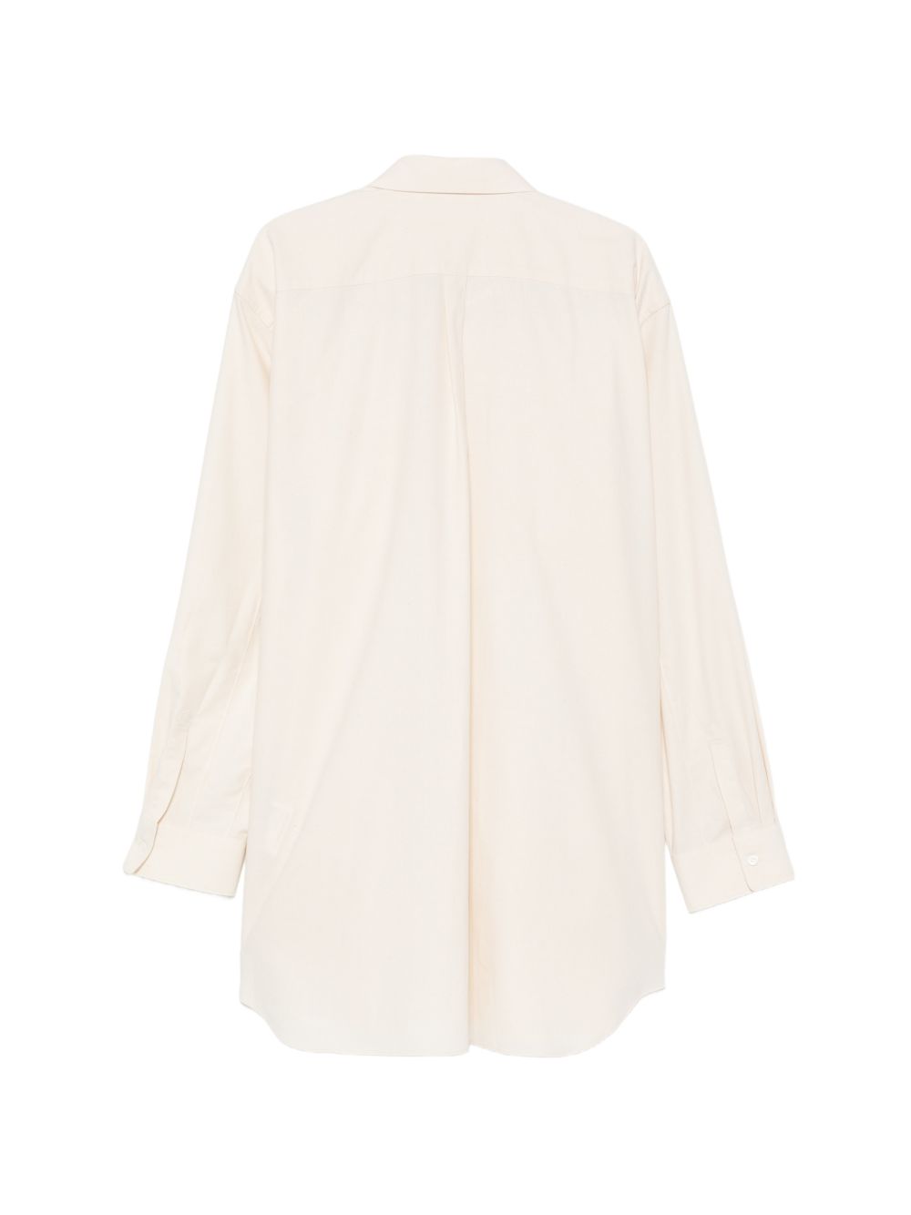 Camicia lunga in cotone a quattro tasche in avorio Comme des garcons - donna 