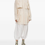 Camicia con tasche frontali in avorio Comme des garcons - donna 