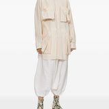 Camicia con tasche frontali in avorio Comme des garcons - donna 