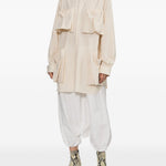 Camicia con tasche frontali in avorio Comme des garcons - donna 