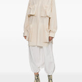 Camicia con tasche frontali in avorio Comme des garcons - donna 