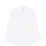 camicia con tasca ricamata in bianco Comme Des Garçons - donna 