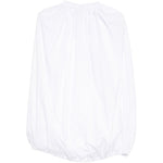Blusa con arricciatura in bianco Comme Des Garçons - donna 