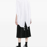 Blusa con arricciatura in bianco Comme Des Garçons - donna 