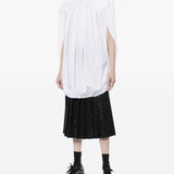 Blusa con arricciatura in bianco Comme Des Garçons - donna 