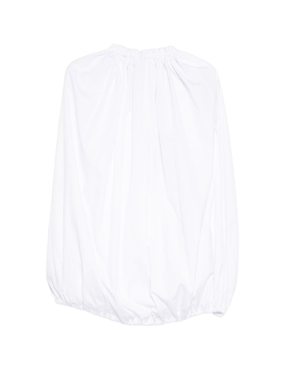 Blusa con arricciatura in bianco Comme Des Garçons - donna 