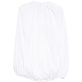 Blusa con arricciatura in bianco Comme Des Garçons - donna 
