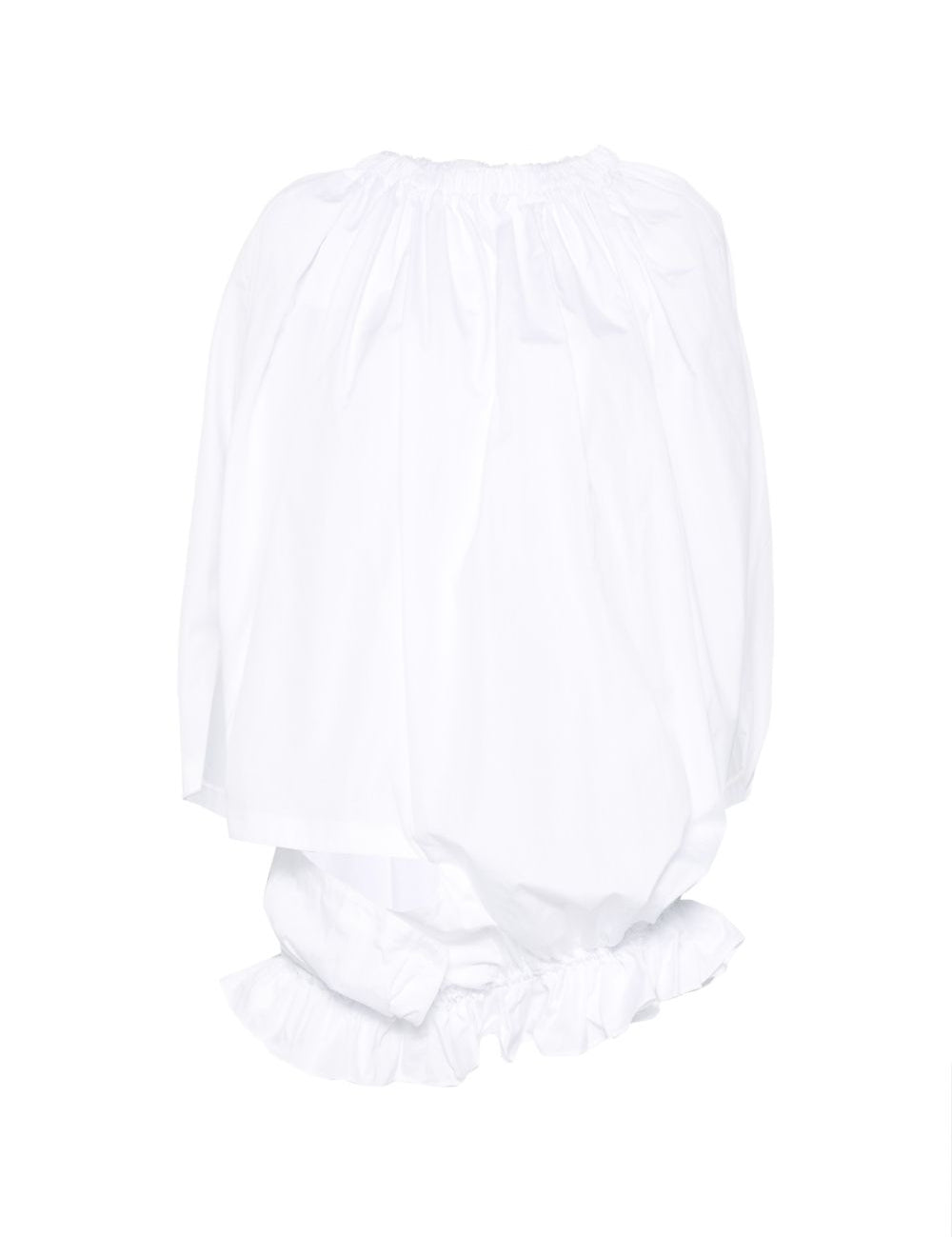 Camicia asimmetrica in bianco Comme Des Garçons - donna 