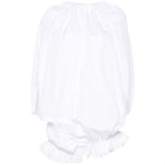 Camicia asimmetrica in bianco Comme Des Garçons - donna 