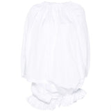 Camicia asimmetrica in bianco Comme Des Garçons - donna 