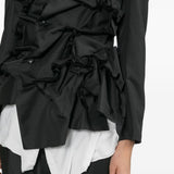 Giacca con ruches in nero Comme Des Garçons - donna 