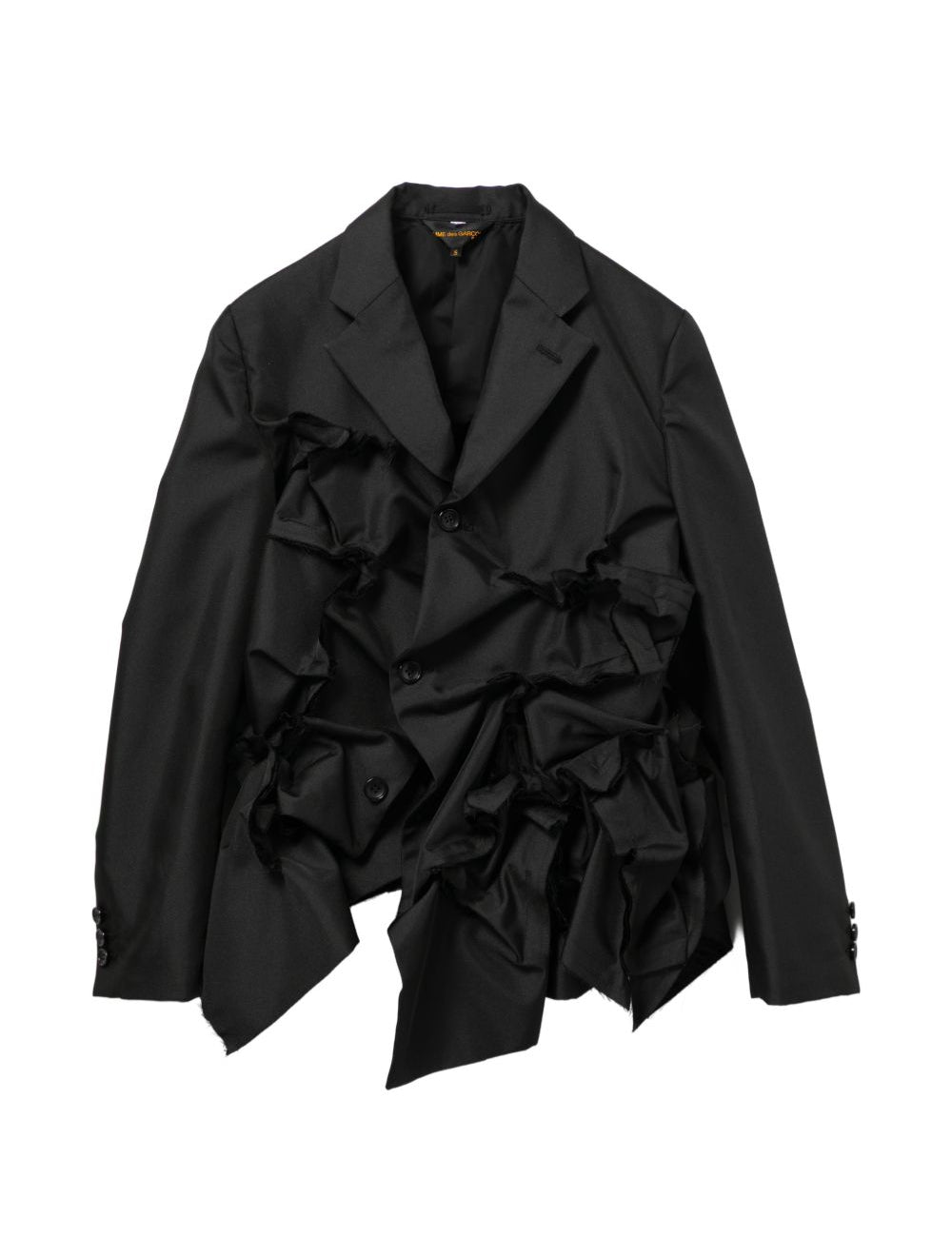 Giacca con ruches in nero Comme Des Garçons - donna 