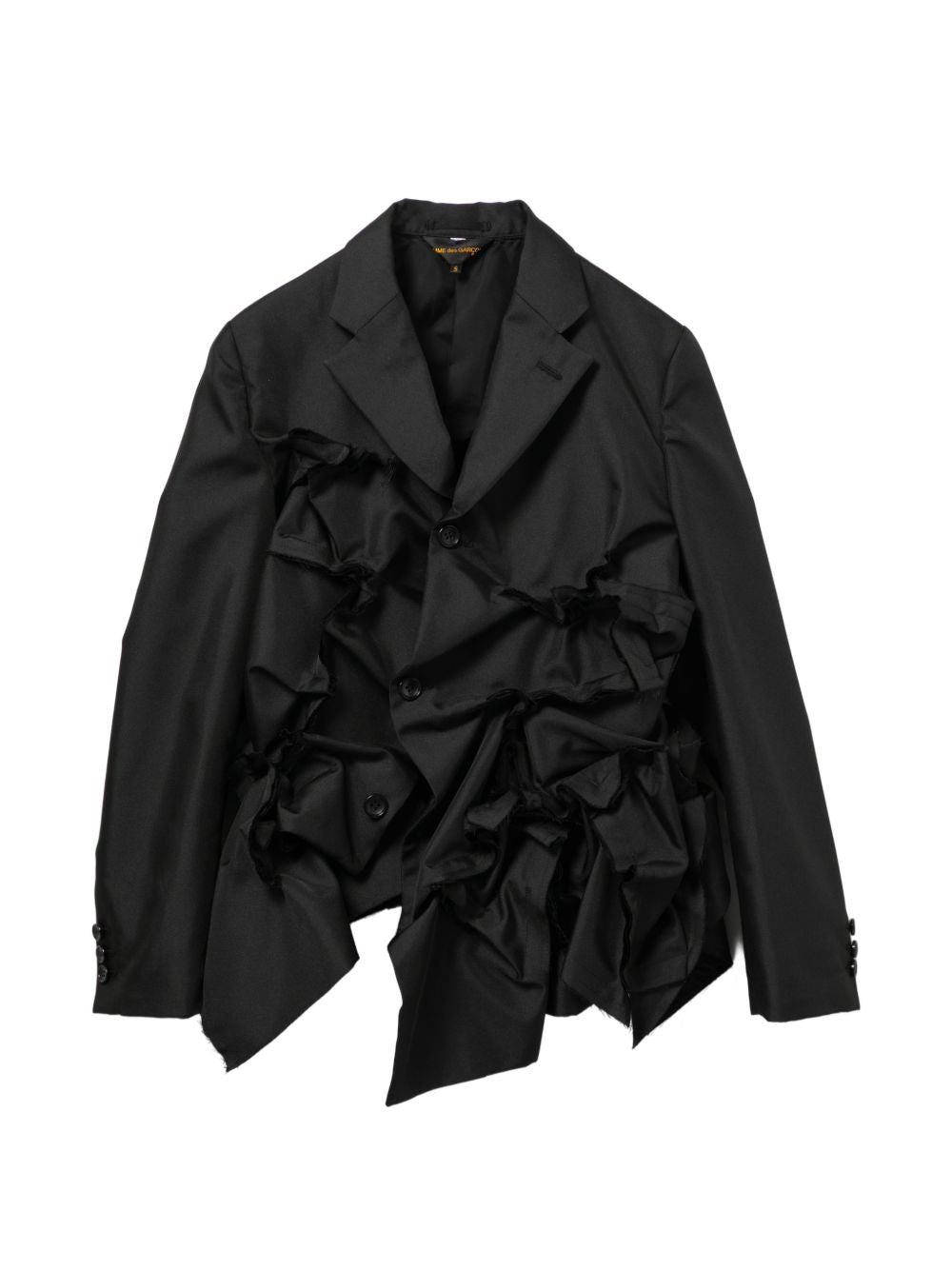 Giacca con ruches in nero Comme Des Garçons - donna 