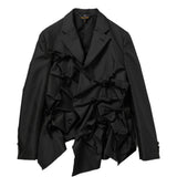 Giacca con ruches in nero Comme Des Garçons - donna 