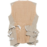 Gilet con ruches in grigio Comme Des Garçons - donna 