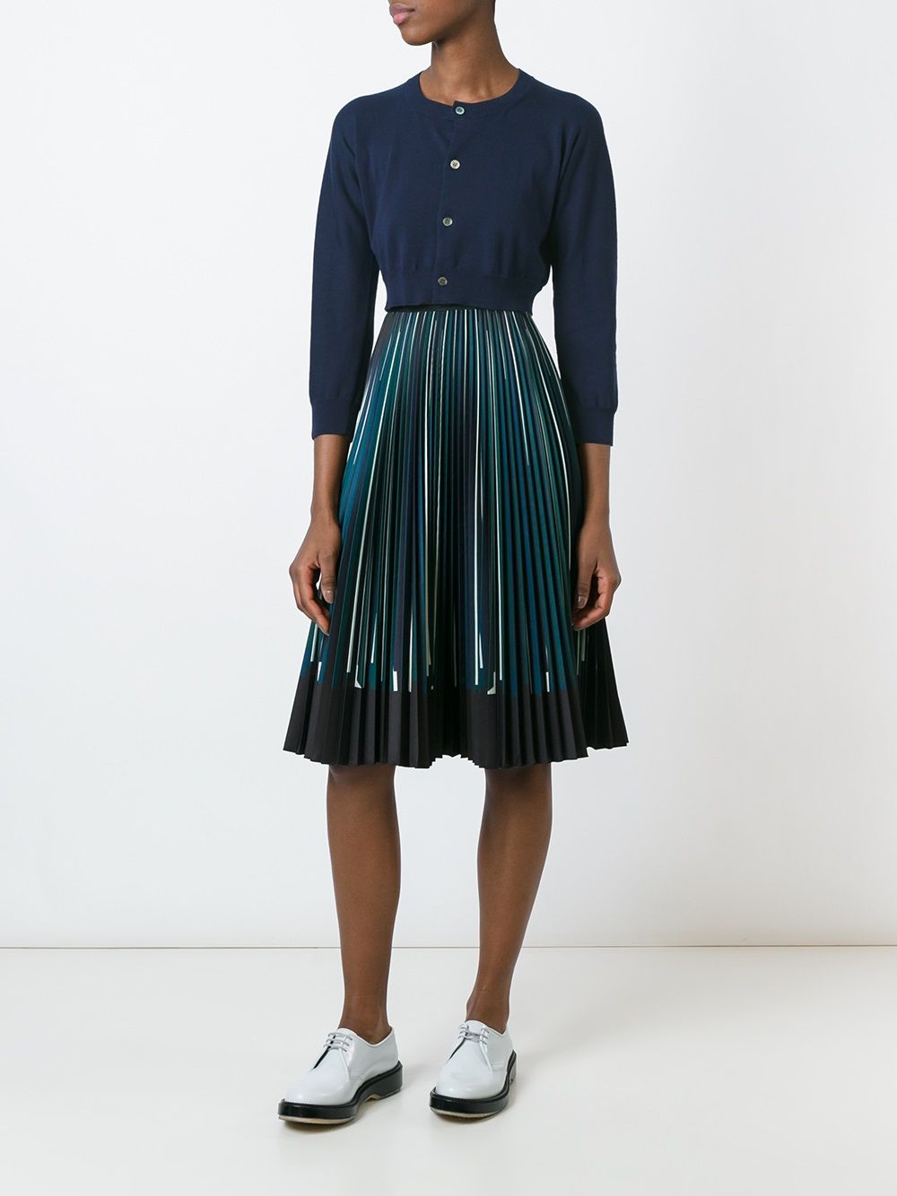 Cardigan corto in blu Comme Des Garçons - donna 