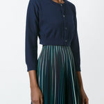 Cardigan corto in blu Comme Des Garçons - donna 