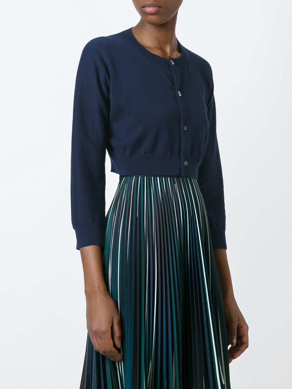 Cardigan corto in blu Comme Des Garçons - donna 