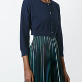 Cardigan corto in blu Comme Des Garçons - donna 