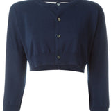Cardigan corto in blu Comme Des Garçons - donna 