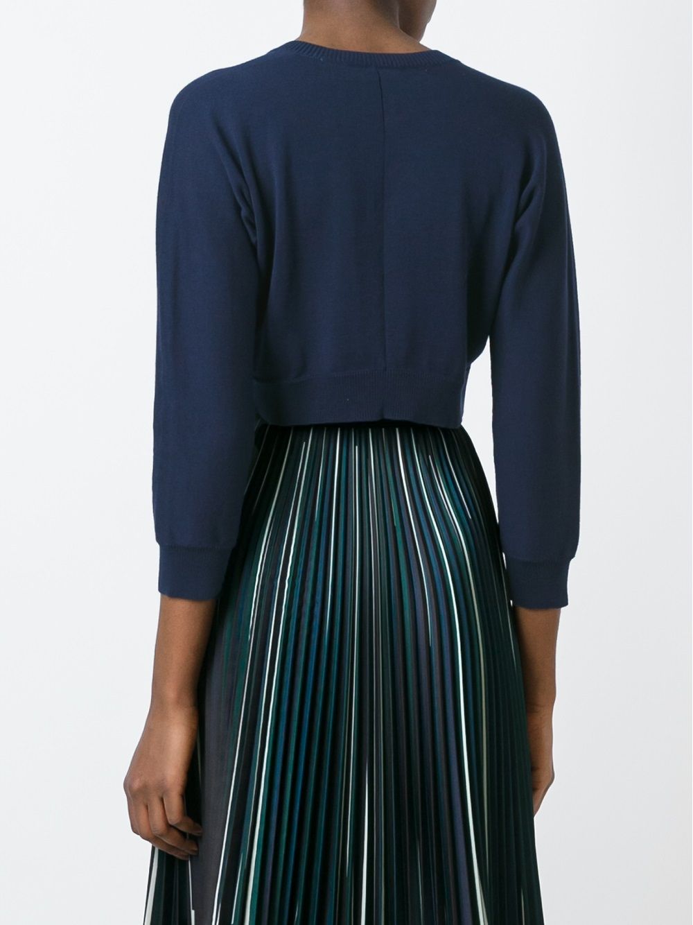 Cardigan corto in blu Comme Des Garçons - donna 