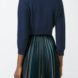 Cardigan corto in blu Comme Des Garçons - donna 