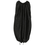Abito con arricciature in nero Comme Des Garçons - donna 