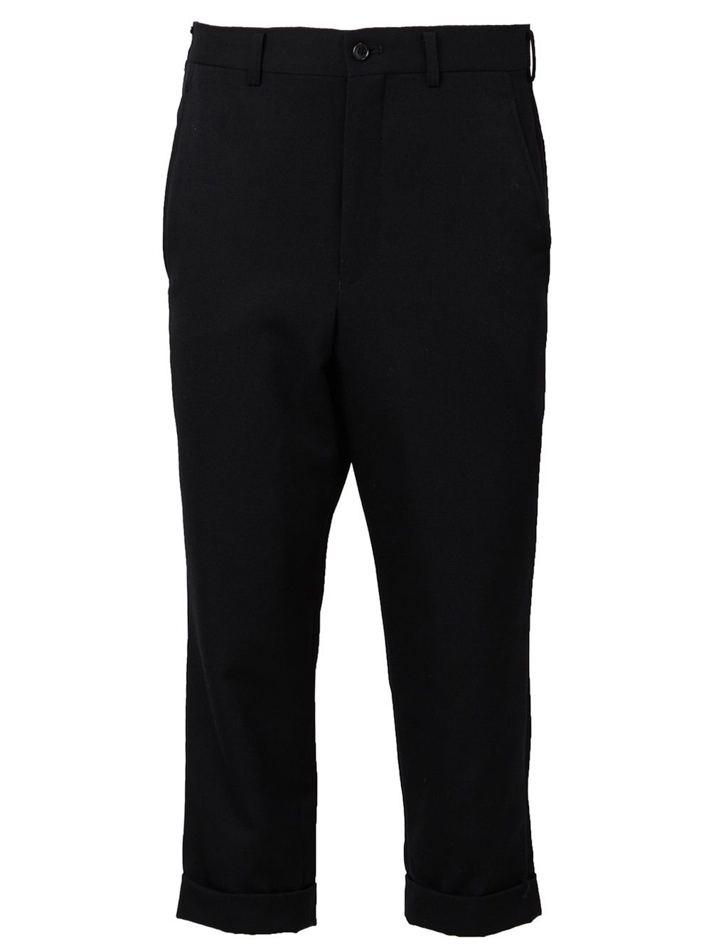 Pantaloni cropped in nero Comme Des Garçons - donna 