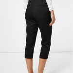 Pantaloni cropped in nero Comme Des Garçons - donna 