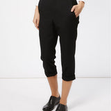 Pantaloni cropped in nero Comme Des Garçons - donna 