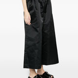 Pantaloni crop a gamba ampia  in nero Comme des garcons - donna 